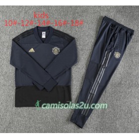Manchester United Criança Sweat de Treino Conjunto 2018/19